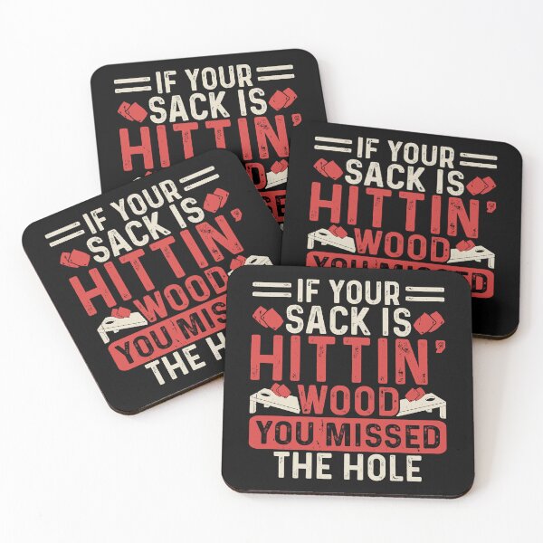 Item preview, If Your Sack Is Hittin Wood You Missed The Hole Retro Design - Baggo Bean Bag Toss Game - Funny Cornhole Player Vintage designed and sold by naworas.