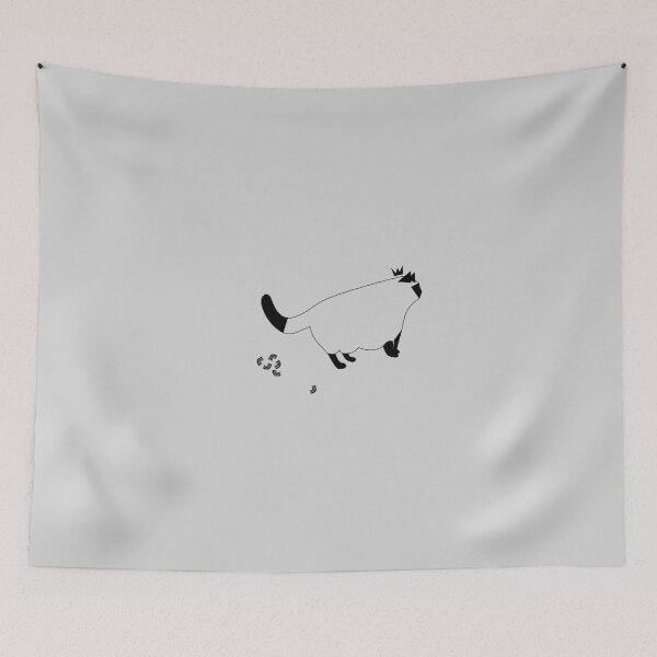 Item preview, The King of the Litter Box designed and sold by FurryDumpling.