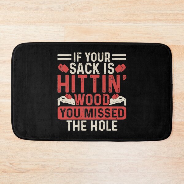 Item preview, If Your Sack Is Hittin Wood You Missed The Hole Retro Design - Baggo Bean Bag Toss Game - Funny Cornhole Player Vintage designed and sold by naworas.