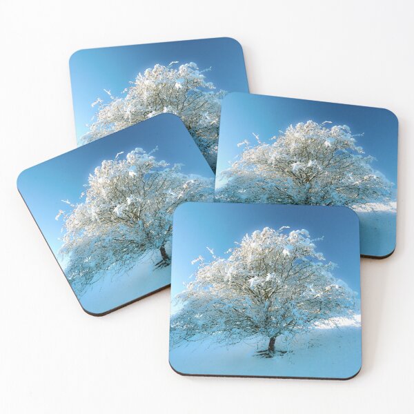 Item preview, Digital Photograph of snow clad frosted tree designed and sold by SimonJohnson1.