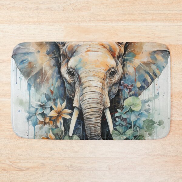 Item preview, Elephant Watercolor Painting designed and sold by TentacleTribe.