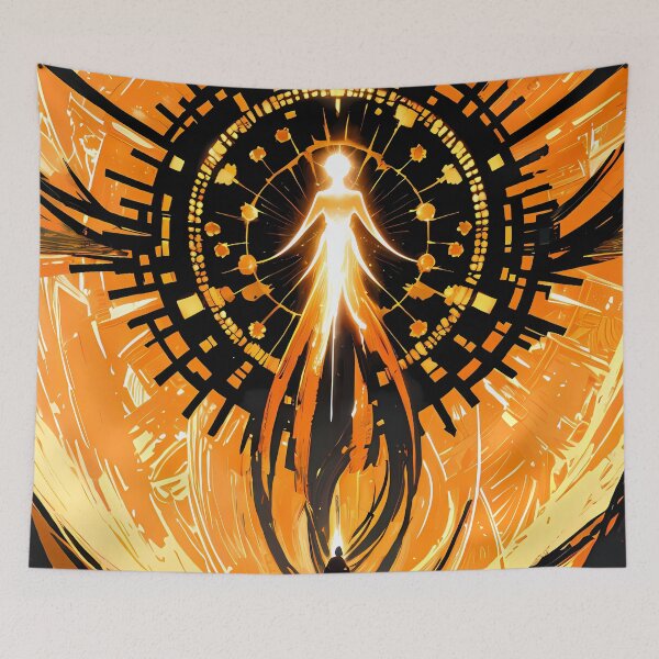 Item preview, A Radiant Entity Stands In Microscopic Opulence designed and sold by Emmagium.