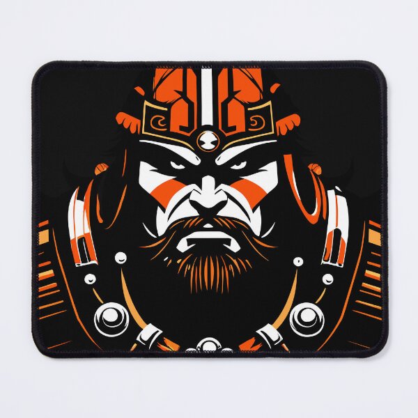 Item preview, Fearsome medieval warrior portrait designed and sold by AgarutanPrint.