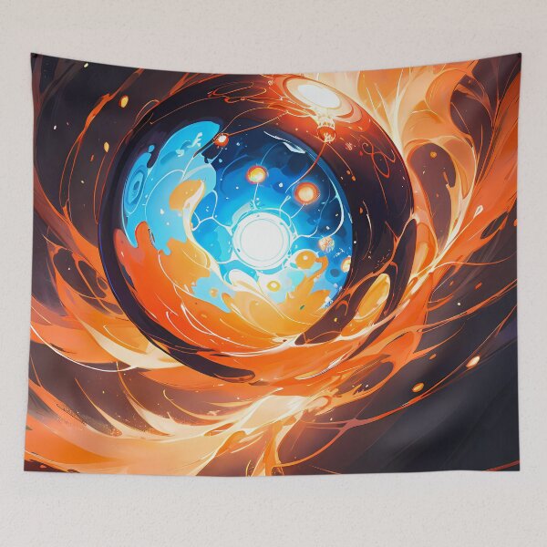 Item preview, A Spherical Soul Spills In Radiant Cells designed and sold by Emmagium.