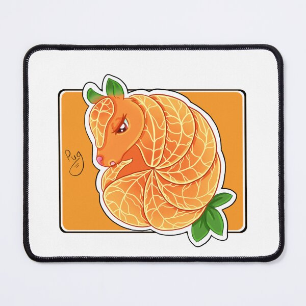 Item preview, Orange Naartjie Armadillo designed and sold by Art_with_Honesty.