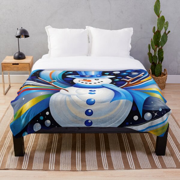 Artikelvorschau, Abstract Holiday Snowman 10 entworfen und verkauft von SassySueDesigns.