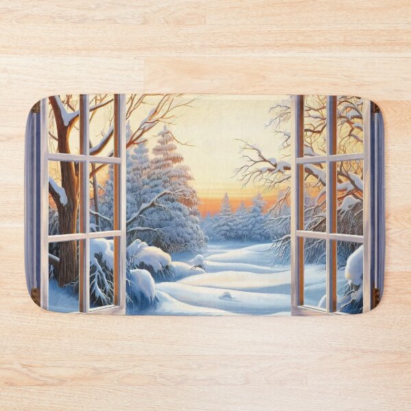 Item preview, Pine Trees out the Window designed and sold by ArtbyAiGallery.