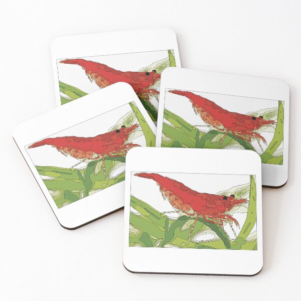 Item preview, Cherry Shrimp Illustration designed and sold by Corner-Distro.