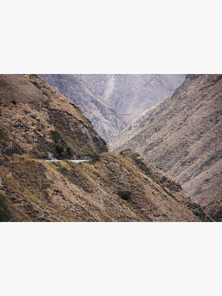 Intersection of valleys, mountains and hillsides near Alausi, Ecuador by kpander