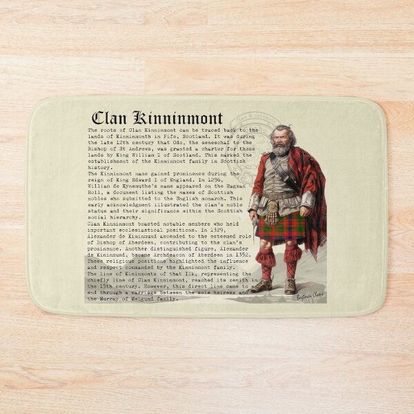 Item preview, Clan Kinninmont Scottish History  designed and sold by BagTown Clans.