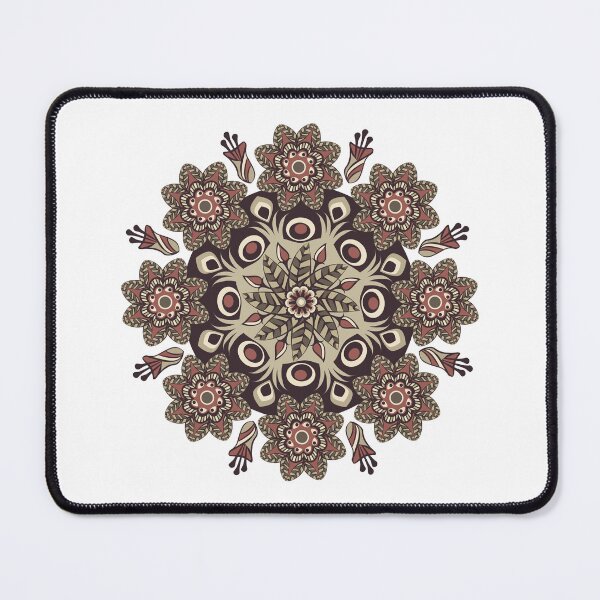 Item preview, Maroon Retro Rounded Flower designed and sold by shoppnow1.