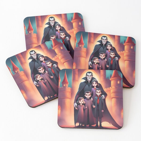 Item preview, Count Dracula with his children designed and sold by ELEORIS.