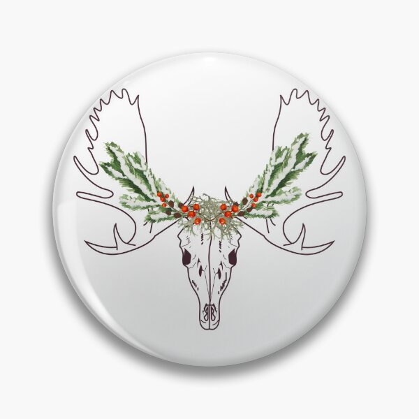 Item preview, Snowy Spruce Moose designed and sold by oconnelltia.