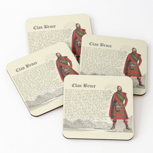Item preview, Clan Bruce Scottish History  designed and sold by BagTown Clans.