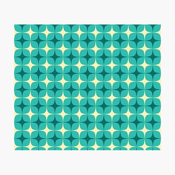 Item preview, Retro Rounded Square Flower Pattern designed and sold by shoppnow1.