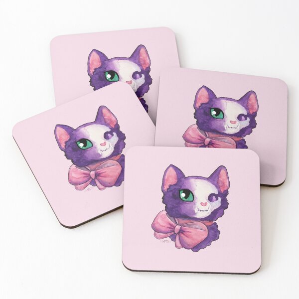 Item preview, Skelekitten - Pink designed and sold by Hugs & Anarchy.
