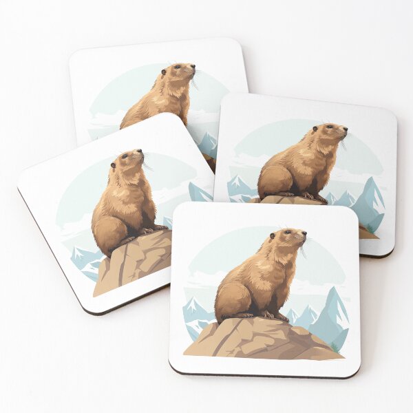 Item preview, Alpine Observer Marmot - Outdoor Wildlife Series | WanderUpNorthCo designed and sold by WanderUpNorth.