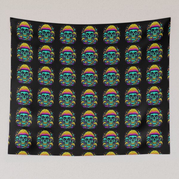 Item preview, Skull Mushrooms and Toadstools designed and sold by PugD.