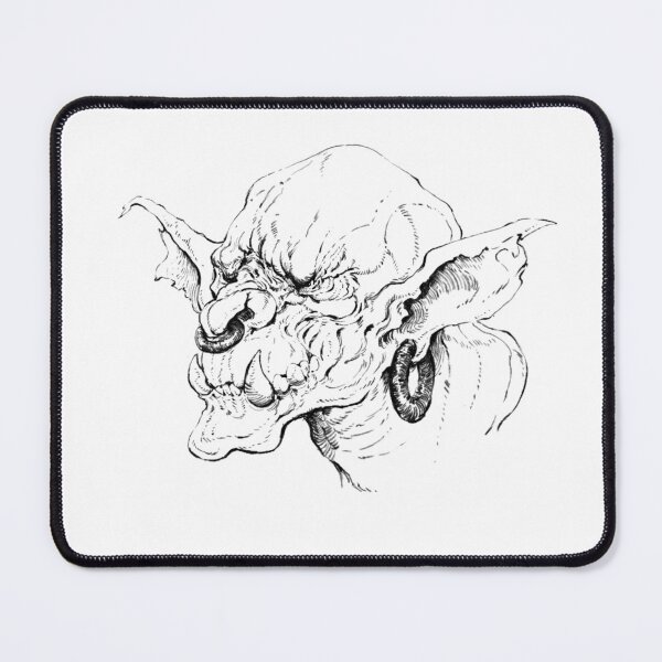 Item preview, Goblin Portrait - LineArt designed and sold by jeffpsart.
