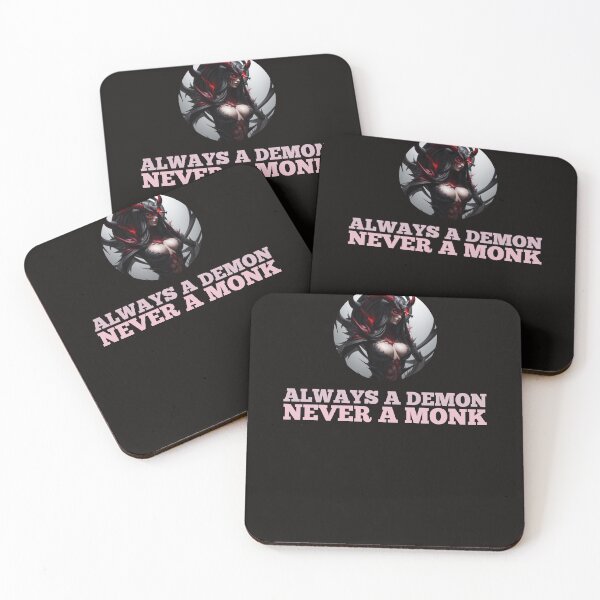 Item preview, Always a Demon, Never a Monk designed and sold by creative-cub.