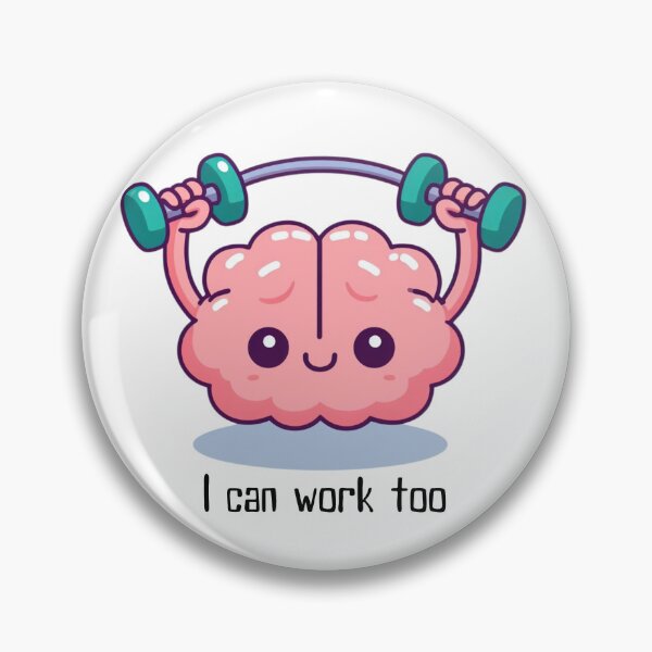Item preview, Illustration of brain lifting weights designed and sold by Psycheclothing.