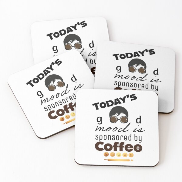 Item preview, Today's Good Mood Sponsored by Coffee: Elevate Your Day with Aesthetic Coffee Vibes designed and sold by lemamis.