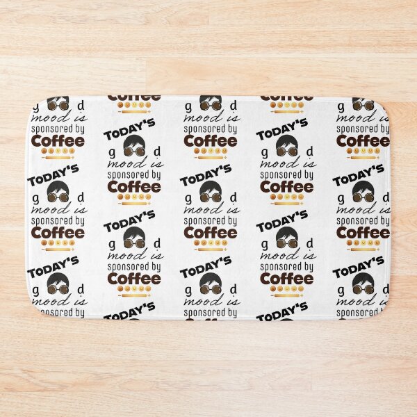 Item preview, Today's Good Mood Sponsored by Coffee: Elevate Your Day with Aesthetic Coffee Vibes designed and sold by lemamis.