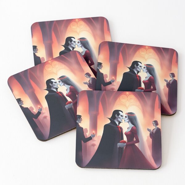 Item preview, Count Dracula with his beloved designed and sold by ELEORIS.