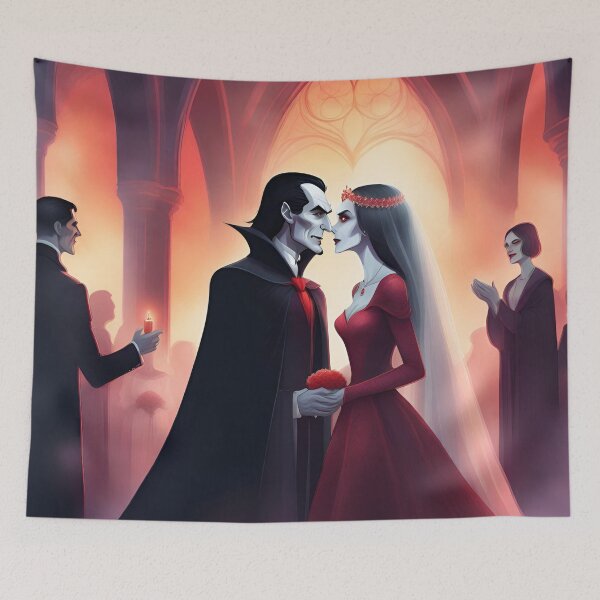 Item preview, Count Dracula with his beloved designed and sold by ELEORIS.