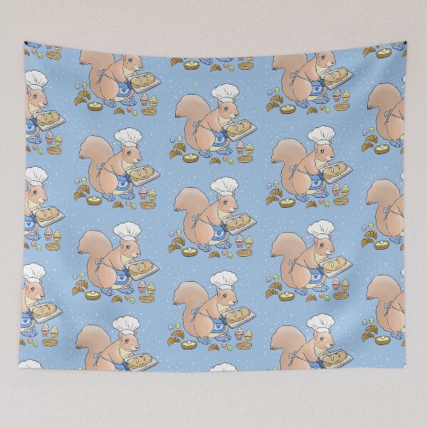 Item preview, Squirrel baker designed and sold by doodletokki.