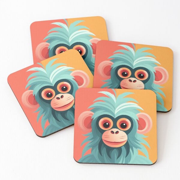 Item preview, Cute Monkey Baboon Face designed and sold by NatureStyle555.