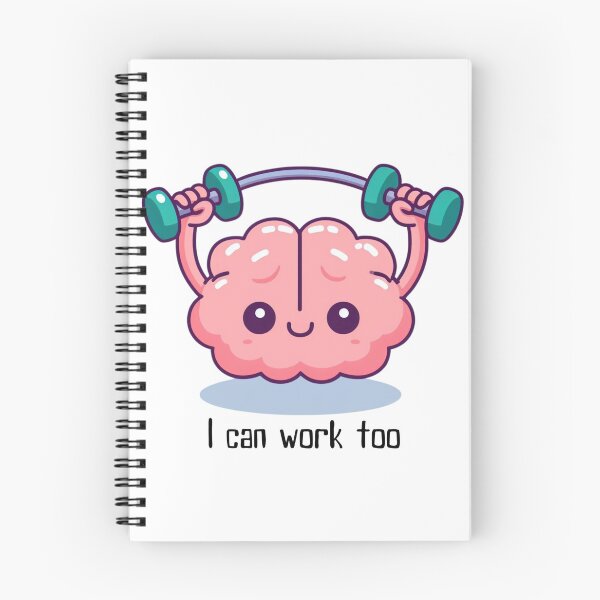 Item preview, Illustration of brain lifting weights designed and sold by Psycheclothing.