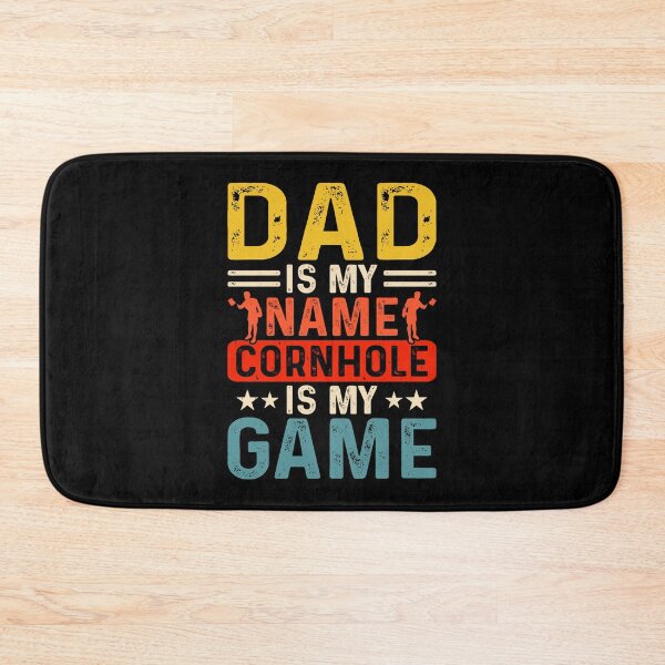 Item preview, Dad Is My Name Cornhole Is My Game Retro Design For Father's Day - Baggo Bean Bag Toss Game - Funny Cornhole Player Vintage designed and sold by naworas.