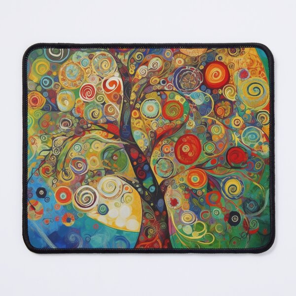 Item preview, Colorful Festivity: Abstract Art Christmas Tree designed and sold by Moisky Art.