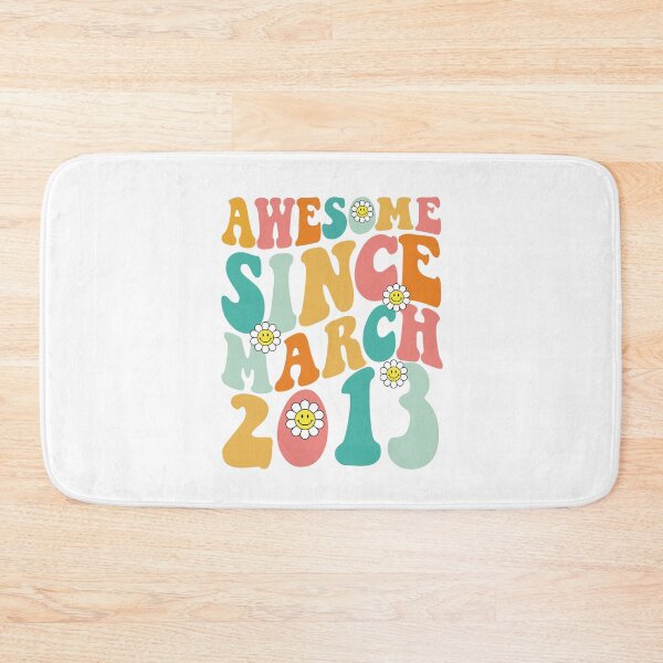 Item preview, Awesome Since March 2013 | Made In 2013 | Retro Groovy Birthday designed and sold by Christina-grich.