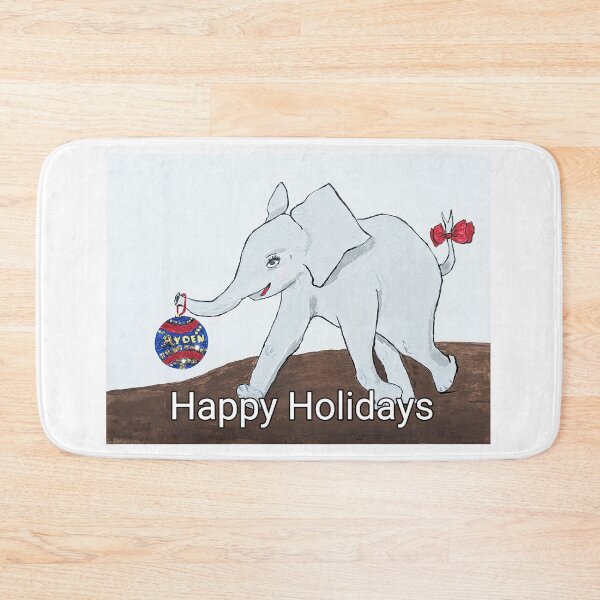 Item preview, Elephant Christmas designed and sold by MoreGoodArt.