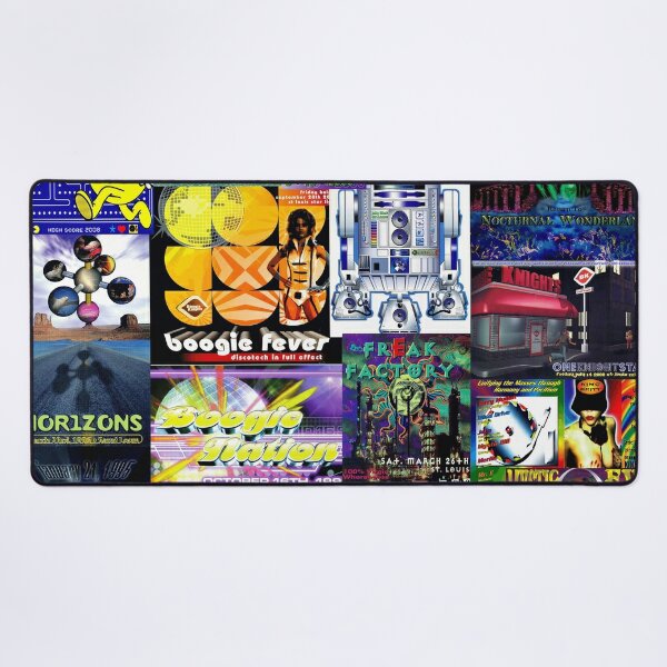 90's Rave Flyers iPad Case & Skin for Sale by kandycoded