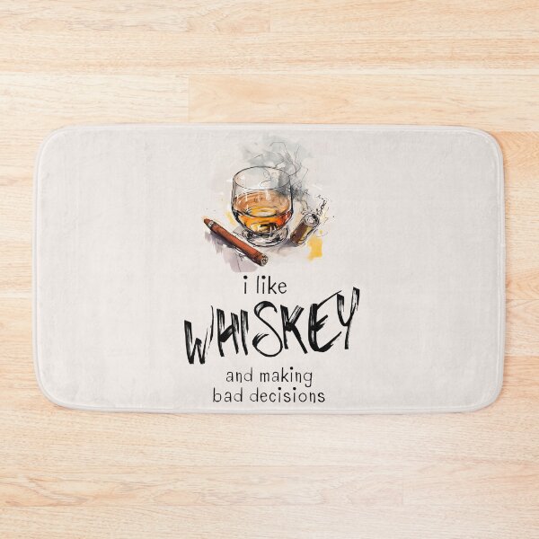 Item preview,  I Like Whiskey and Making Bad Decisions- Sip and Joke with Whiskey Generative AI designed and sold by OlfactoART Studio.