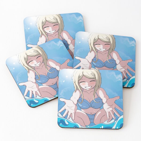 Item preview, Kaede Akamatsu splashing at the beach! designed and sold by MidDinos.