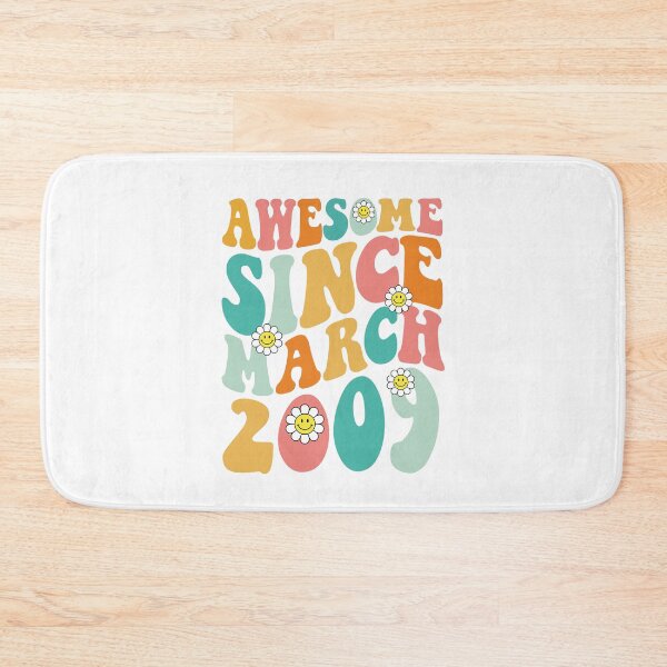 Item preview, Awesome Since March 2009 | Made In 2009 | Retro Groovy Birthday designed and sold by Christina-grich.
