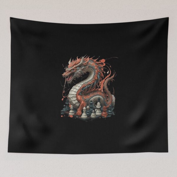 Item preview, red dragon chess anime designed and sold by WingedMeteor.