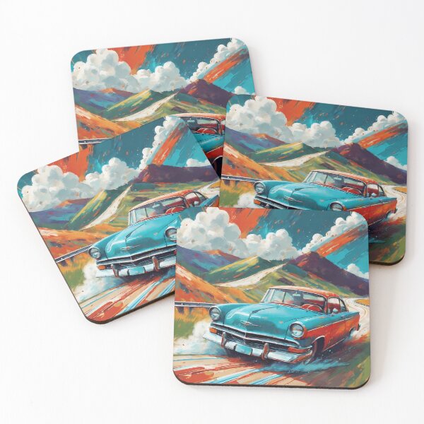 Item preview, When Digital Art Leads: The Creative Fusion That Transforms Vintage Cars into Unique Visual Experiences designed and sold by Artedig.