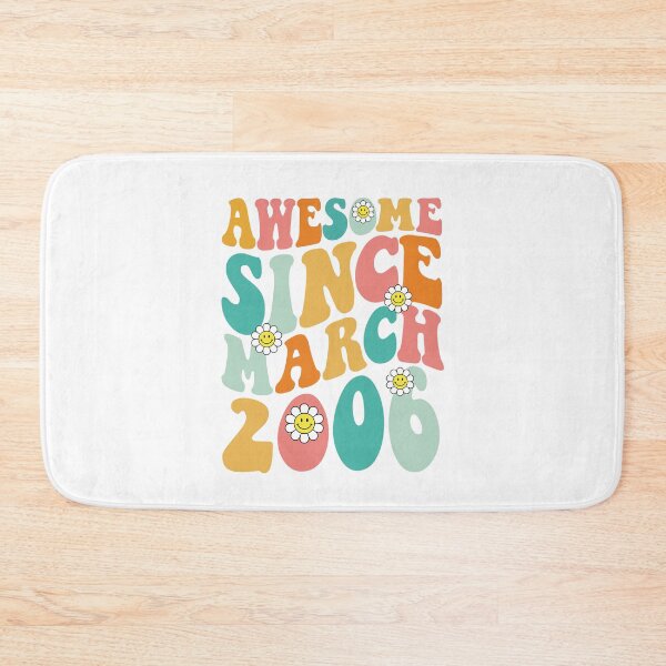 Item preview, Awesome Since March 2006 | Made In 2006 | Retro Groovy Birthday designed and sold by Christina-grich.