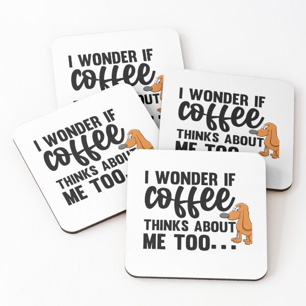 Item preview, Coffee Daydreams: 'I Wonder If Coffee Thinks About Me Too...' - Aesthetic Brew for Coffee Enthusiasts designed and sold by lemamis.
