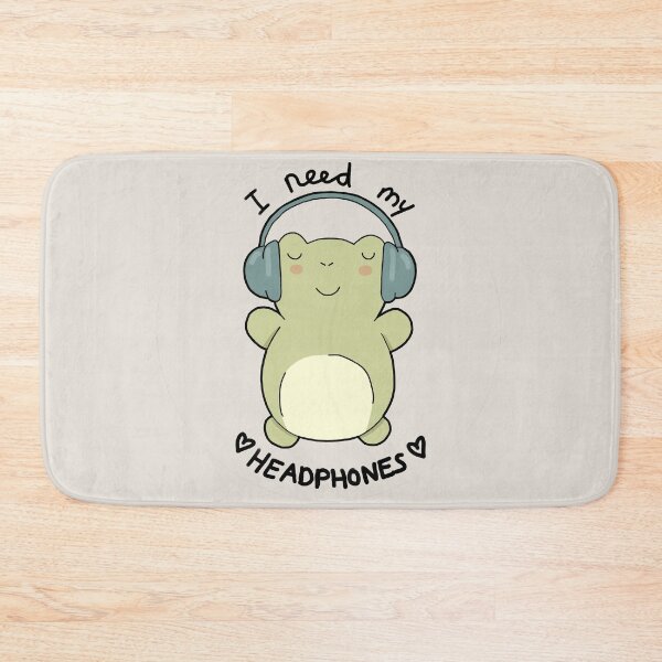 Item preview, Cute frog with headphones. Autism/ neurodiveristy. designed and sold by NeurodiverseTea.