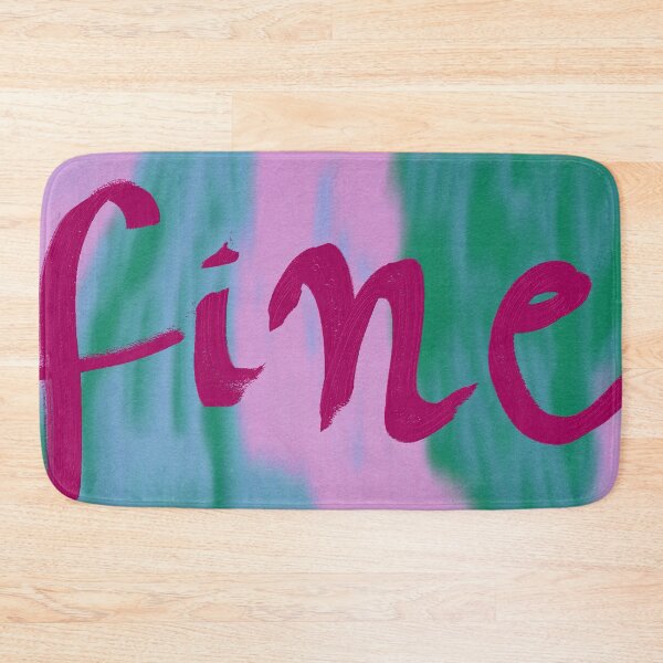 Item preview, FINE pink word art print designed and sold by nataliavandalia.