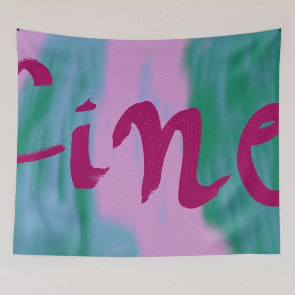 Item preview, FINE pink word art print designed and sold by nataliavandalia.