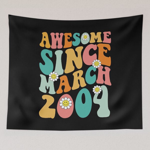 Item preview, Impresionante desde marzo de 2004 | Fabricado en 2004 | Cumpleaños retro maravilloso designed and sold by Christina-grich.