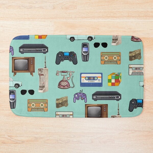 Item preview, Vintage Retro Technology Cassette Tape Old TV Art designed and sold by IntoClearWater.
