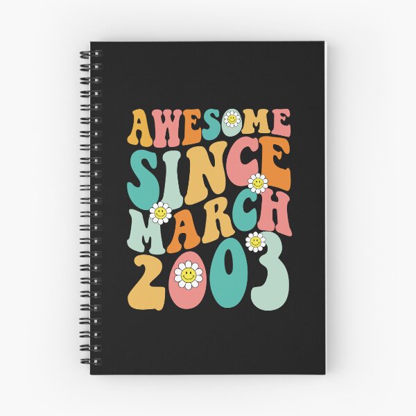 Item preview, Awesome Since March 2003 | Made In 2003 | Retro Groovy Birthday designed and sold by Christina-grich.